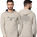 Trendy Front & Back Printed Fullsleeve Hooded Sweatshirt for Men